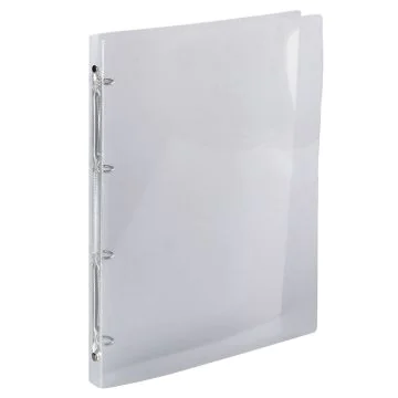 Exacompta 511944E Crystal : Classeur souple Cristal - 4 anneaux