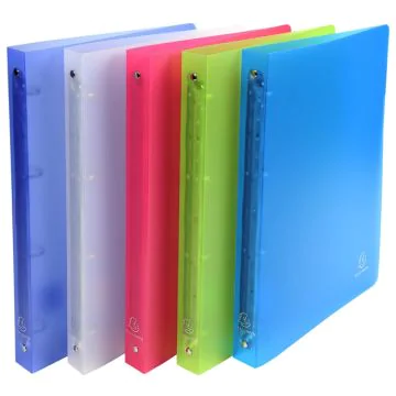 Classeur souple Chromaline - 4 anneaux de 20 mm - Assortiment EXACOMPTA Modèle