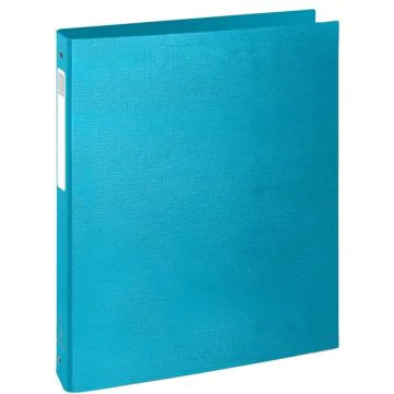 Classeur Rigide - 4 anneaux de 30 mm - Turquoise : EXACOMPTA Teksto image