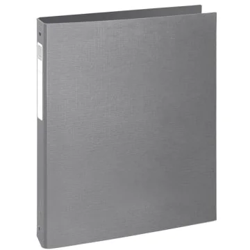 Classeur Rigide - 4 anneaux de 30 mm - Gris : EXACOMPTA Teksto image