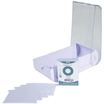 Boîte à fiches - 250 x 132 x 85 mm - A7 - Mauve : EXACOMPTA Aquarel image