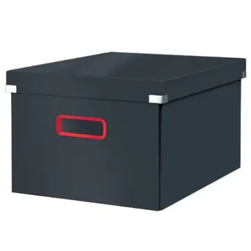 Boîte de rangement Click & Store Cosy M - 281 x 370 x 200 mm - Gris : LEITZ image