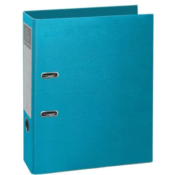 Classeur à levier - 2 anneaux de 80 mm - Turquoise : EXACOMPTA Teksto image