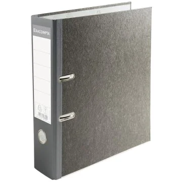 Classeur à levier - Dos Gris de 80 mm EXACOMPTA Prem'Touch Image