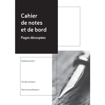 Cahier de Notes et de Bord Professeur LE DAUPHIN