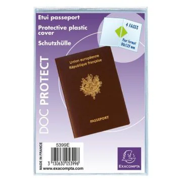 Exacompta 5399E Etuis pour passeport - 133 x 95 mm 