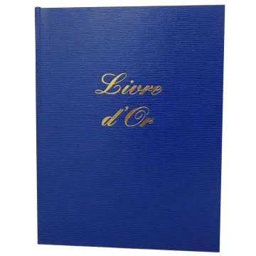 ELVE : Livre d'or Classique - 297 x 210 mm - Registre Bleu 54001