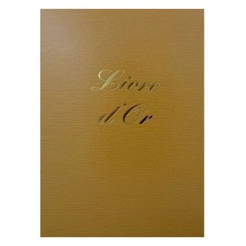 ELVE : Livre d'or Classique - 297 x 210 mm - Jaune 54003