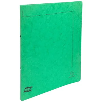 54253E Classeur Exacompta 2 Anneaux Vert Carte lustrée