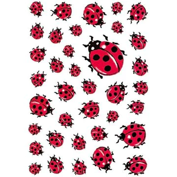 Stickers en papier - Coccinelles : HERMA Lot de 111 Visuel
