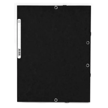 Lot de 50 chemises à élastiques 55301E Noir Exacompta