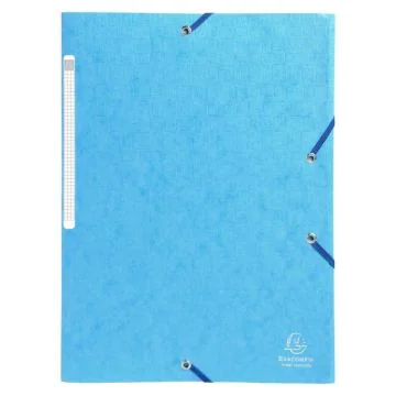 EXACOMPTA 55761E Chemises à élastiques Scotten - Turquoise