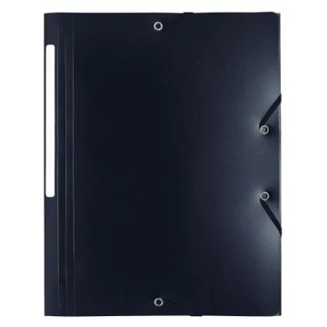 Lot de 50 Chemises en PP à élastiques - Noir EXACOMPTA 55801E