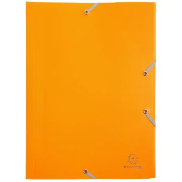 Chemise à élastiques - Jaune : EXACOMPTA Eco visuel