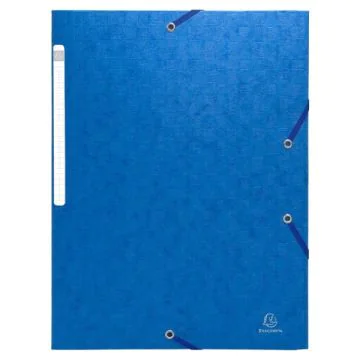 EXACOMPTA 5592E : Chemises à élastiques sans rabats Bleu