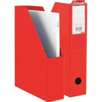 Porte-revues - Dos de 70 mm - Rouge : ESSELTE Vivida Visuel