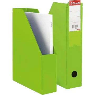 Porte-revues - Dos de 70 mm - Vert : ESSELTE Vivida Visuel