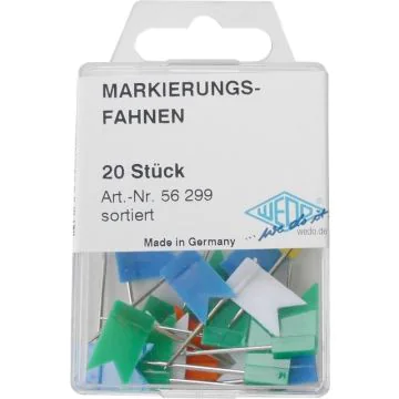 Photo Drapeau de signalisation - Couleurs assorties WEDO 56299