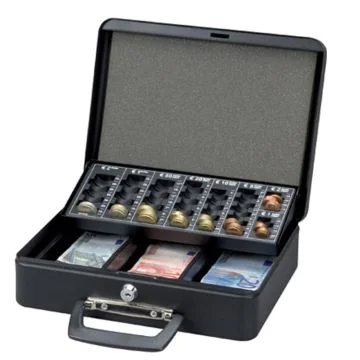 Caisse à monnaie avec trieur à pièces MAUL 56314-90 Ouvert