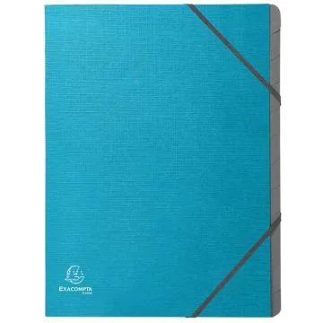 Trieur 12 compartiments - Turquoise : EXACOMPTA Teksto image