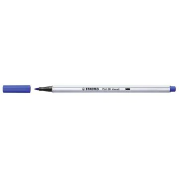 Photo STABILO : Stylo-feutre Pen 68 Brush - Bleu Outremer