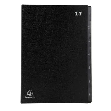 EXACOMPTA : Trieur numérique - 7 compartiments 57007E