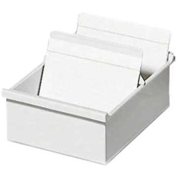 Bac pour 600 fiches - Format A7/IBF - Gris : EXACOMPTA Gamme K modele