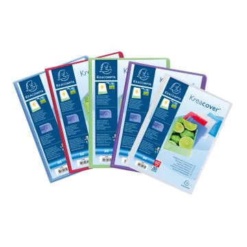 Protège-documents personnalisables de 80 vues - Assortiment EXACOMPTA : 5749E porte-vues