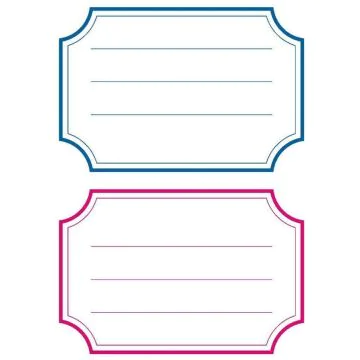 Etiquettes pour Livres avec marge - 78 x 53 mm - Bleu / Rouge : HERMA Visuel