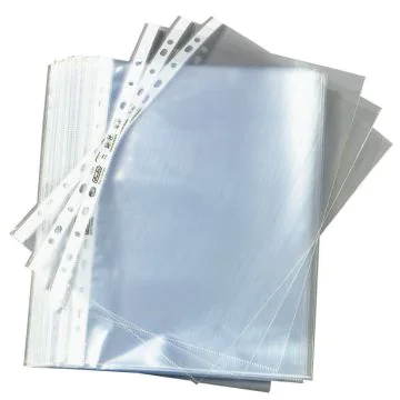 Photo Pochettes perforées A4 en PP - Incolore HERLITZ  5824008