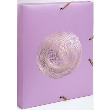 Boîte de classement - Dos 40 mm - Assortiment : EXACOMPTA Ellipse rose