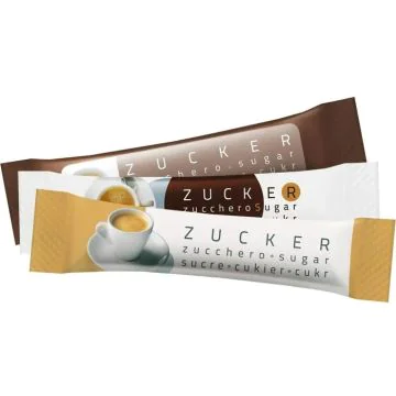 Mini sticks de sucre en poudre : HELLMA Lot de 200 Visuel