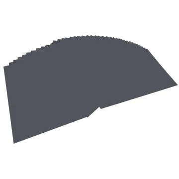 Carton de Bricolage A4 - Anthracite - 300 g/m² : FOLIA Lot de 50 Visuel