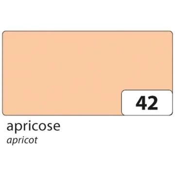 Carton de Bricolage 500 x 700 mm - Abricot - 300 g/m² : FOLIA Lot de 10 Photo