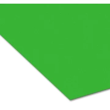 Carton de Bricolage 500 x 700 mm - Vert Herbe - 300 g/m² : FOLIA Lot de 10 image