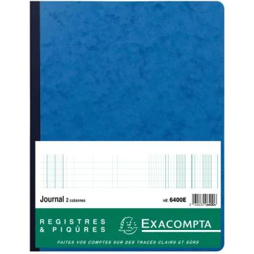 Journal comptable folioté - 320 x 250 mm 6400E EXACOMPTA Modèle