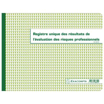 Registre des risques professionnels (ERP) EXACOMPTA 6617E 