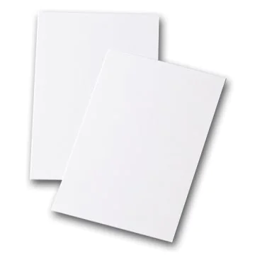 Lot de 100 Cartes de correspondance en papier - 82 x 128 mm - Blanc : GPV Modèle