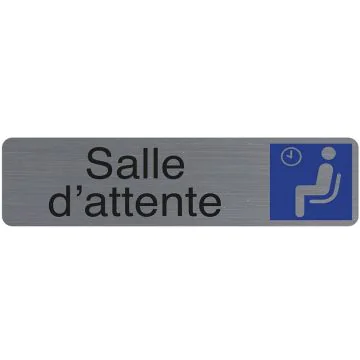 Plaque adhésive de signalisation - Salle d'attente : EXACOMPTA image