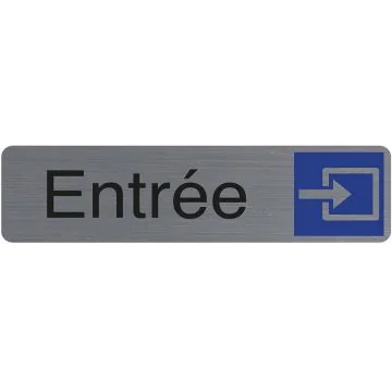 Plaque adhésive de signalisation - Entrée : EXACOMPTA image