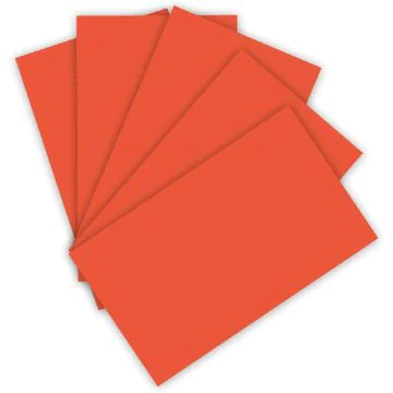 Feuilles de papier de couleur - 500 x 700 mm - Orange : FOLIA Visuel