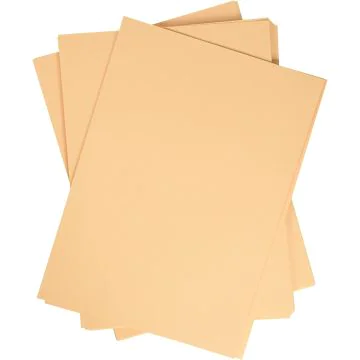 Feuilles de papier de couleur - 500 x 700 mm - Abricot : FOLIA Visuel