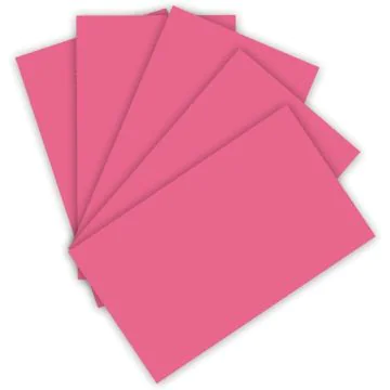 Carton de Bricolage 700 x 1000 mm - Vieux Rose - 300 g/m² FOLIA Lot de 10