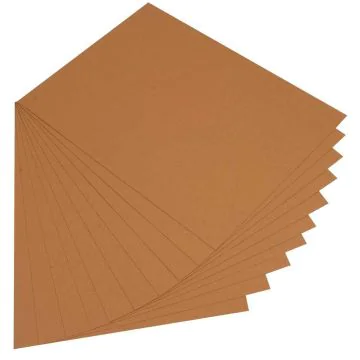 Carton de Bricolage 700 x 1000 mm - Fauve - 300 g/m² FOLIA Lot de 10