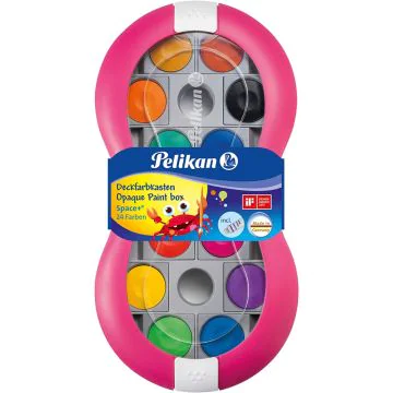 Boîte de peinture Rose - 24 couleurs : PELIKAN Space+ Visuel