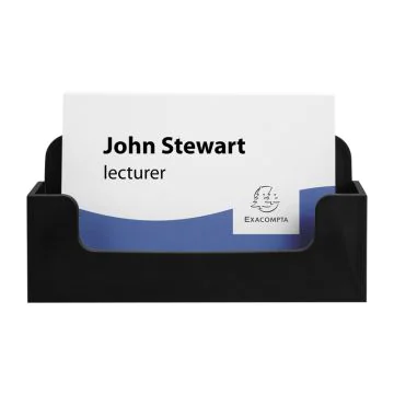 Distributeur de cartes de Visite - 1 Compartiment - Noir : EXACOMPTA Office modèle