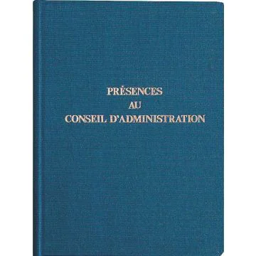 EXACOMPTA : Registre - Présence au Conseil d'administration 71E