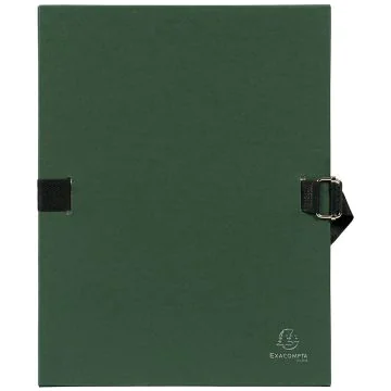 Chemise à sangle toilée extensible - Vert foncé : EXACOMPTA Modèle