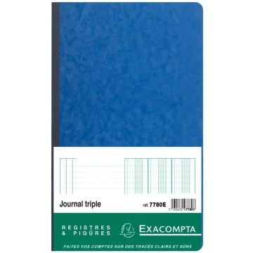 EXACOMPTA: Registre - Journal triple  7780E
