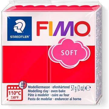 Pâte à Modeler - Rouge indien : STAEDTLER Fimo Visuel